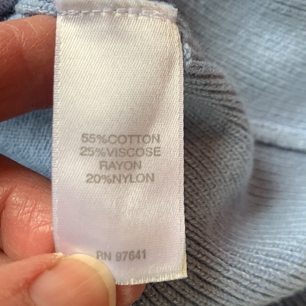 J Jill XL light blue sweater with front button detail - Picture 5 of 5